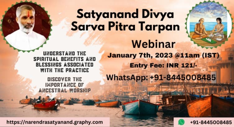 WEBNARS Satyanand Divya Sarva Pitra Tarpan